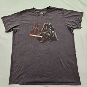 Star Wars Darth Vader I am Your Father Gray Short Sleeve T-Shirt Men's 2XL